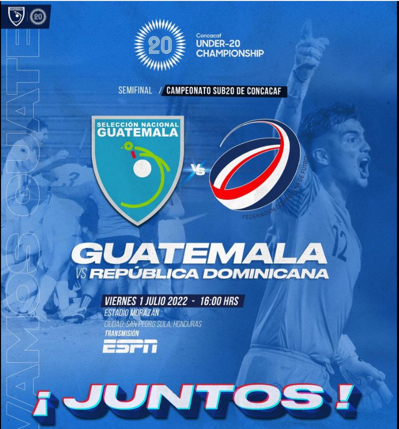 Guatemala vs República Dominicana EN VIVO Premundial Sub-20 en Honduras